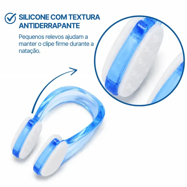 Kit Protetor de Ouvido e Nariz para Natação Fun Dive Excel em Silicone - Imagem 13