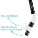 Snorkel Respirador SK-09 FUN DIVE com Válvula de Drenagem e Quebra-Onda para Mergulho e Snorkeling - Miniatura 18