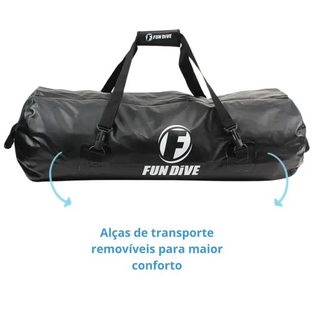 Bolsa Estanque BG-03 Fun Dive em PVC para Equipamento de Mergulho — 93kg - Imagem 8