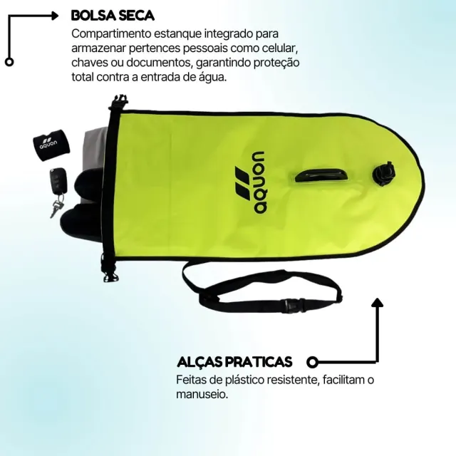 KIT DRY BAG 28L E TOUCA, bóia 28l e touca - Imagem 14