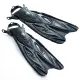 Nadadeira Fun Dive Tropic Pé Aberto para Mergulho, Snorkeling e Esportes Aquáticos - Miniatura 1
