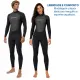 Long John Neoprene 3mm Fun Dive Wailea 4-Way Stretch Unissex - Miniatura 5