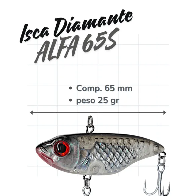 ALFA 65S, Isca de Sinking Profundade 25gr - Imagem 2