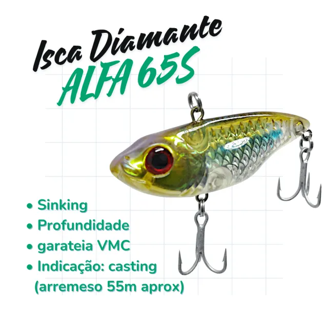 ALFA 65S, Isca de Sinking Profundade 25gr - Imagem 13