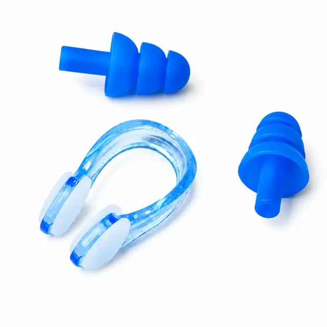 Kit Protetor de Ouvido e Nariz para Natação Fun Dive Excel em Silicone - Imagem 12