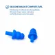 Kit Touca de Natação SC-01 com Protetor de Ouvido e Nariz Excel | Silicone para Piscina - Miniatura 15