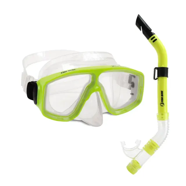 Kit de Mergulho Fun Dive Máscara Paraty 2 Lentes em Silicone + Snorkel SK-09 - Imagem 19