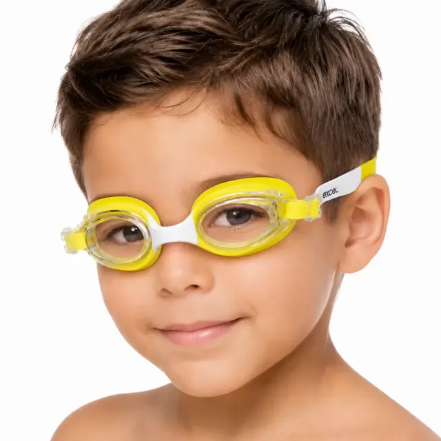Óculos de Natação Infantil Excel Coral em Silicone com Lente de Policarbonato - Imagem 2
