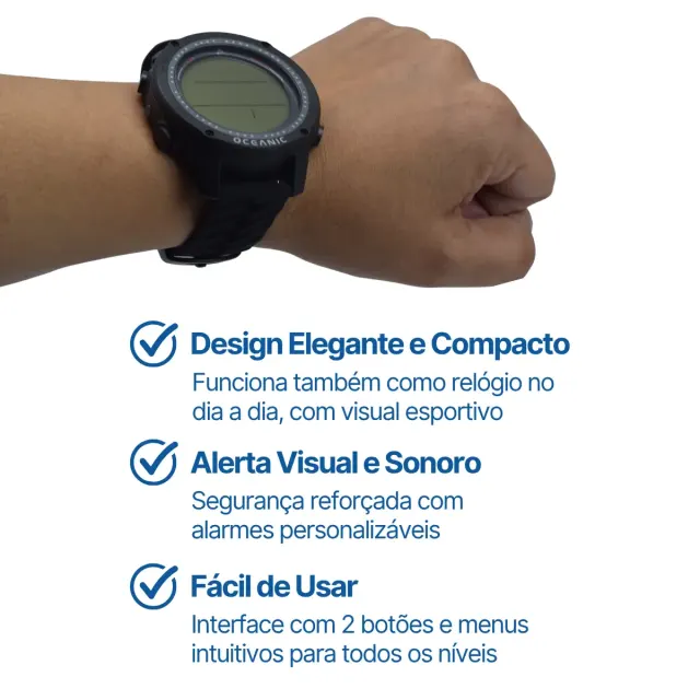 Computador de Mergulho Oceanic Geo Air · Bluetooth e Air Integration - Imagem 3