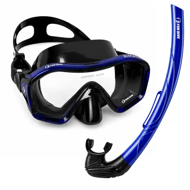 Kit Máscara Rio + Snorkel SK-05 ECO Fun Dive para Mergulho e Snorkeling - Imagem 9