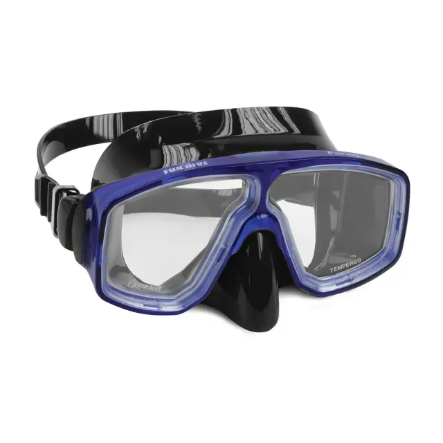 Kit de Mergulho Fun Dive Máscara Paraty 2 Lentes em Silicone + Snorkel SK-09 - Imagem 8