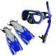 Kit de Mergulho Infantil Fun Dive: Máscara Búzios + Snorkel SK-03 + Nadadeira Dolphin - Miniatura 1
