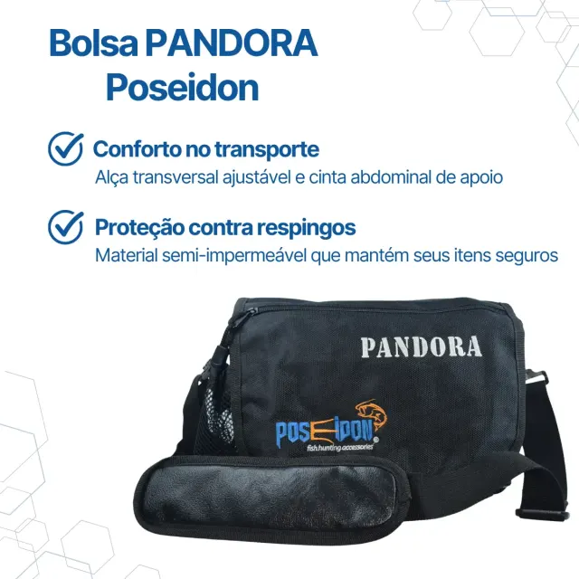 Bolsa de Pesca Pandora Poseidon · Suporte para 24 Iscas Artificiais - Imagem 2