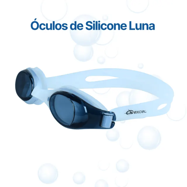 Óculos de Natação Excel Luna Adulto para Piscina com Vedação em Silicone - Imagem 2