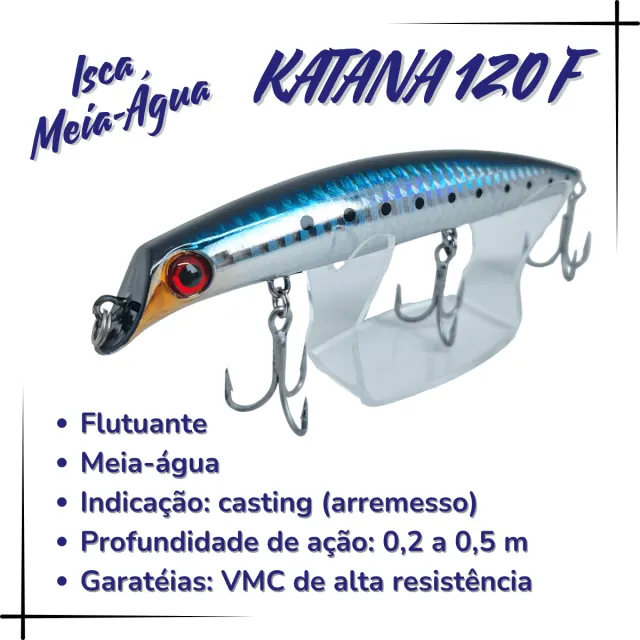 KATANA 120F, Isca Artificial Floating 18g - Imagem 8