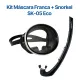KIT FRANCA SK-05 ECO, Conjunto Máscara Snorkel - Miniatura 2