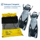 Kit de Mergulho Infantil Fun Dive: Máscara Búzios + Snorkel SK-03 + Nadadeira Dolphin - Miniatura 17