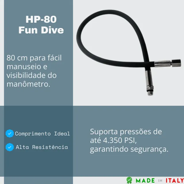 HP-80, Mangueira Alta Pressão 80 cm - Imagem 2