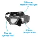 Kit de Mergulho Fun Dive Máscara Paraty 2 Lentes em Silicone + Snorkel SK-09 - Miniatura 3