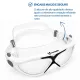 Óculos Jet Ski Winder Acqua - Máscara Náutica em Silicone Duas Lentes Preto - Miniatura 3