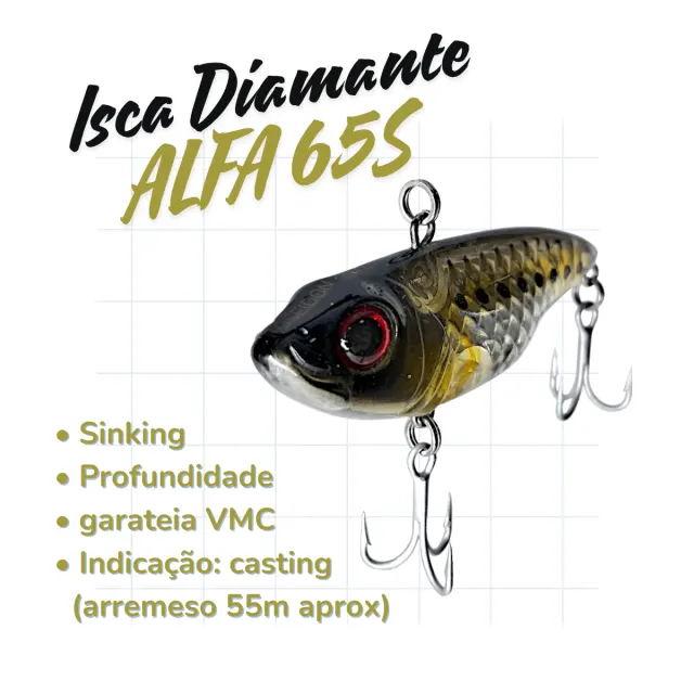 ALFA 65S, Isca de Sinking Profundade 25gr - Imagem 8