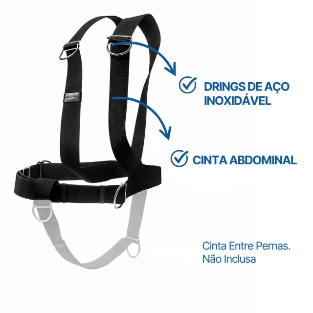 HARNESS ASA, Arreio Completo para Colete ASA - Imagem 2