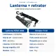 Kit Lanterna de Mergulho Fun Dive NOVA 2600 Lúmens com Retrator com Mola R-10 - Miniatura 5