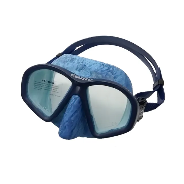 Kit CAMO Camuflado Seasub para Pesca Sub e Apneia — Máscara + Snorkel Flexível - Imagem 2