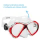 MX-02, Máscara em silicone 2 lentes vidros temperados - Miniatura 34
