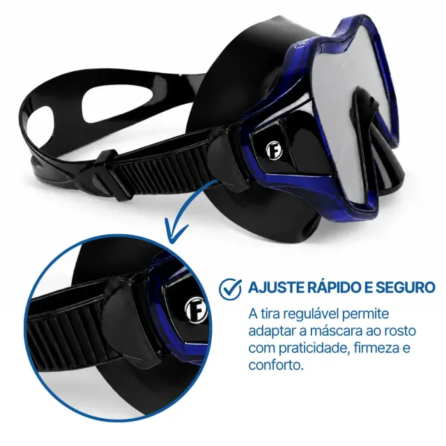 Kit Máscara Rio + Snorkel SK-05 ECO Fun Dive para Mergulho e Snorkeling - Imagem 13