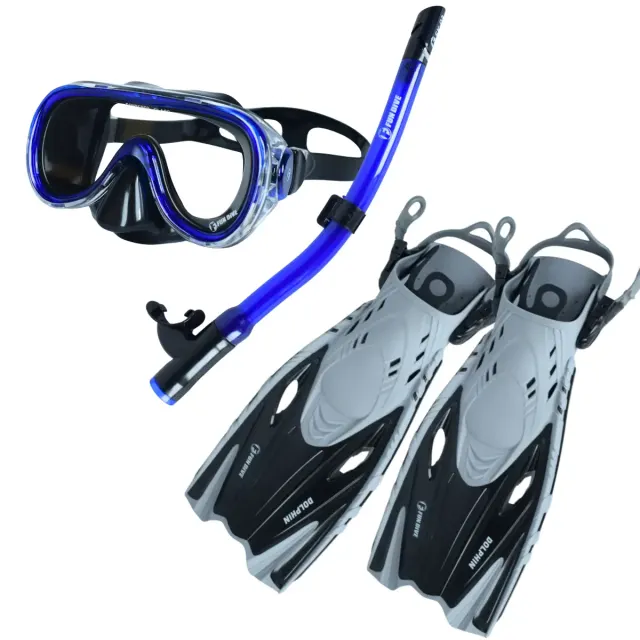 Kit de Mergulho Infantil Fun Dive: Máscara Búzios + Snorkel SK-03 + Nadadeira Dolphin - Imagem 13