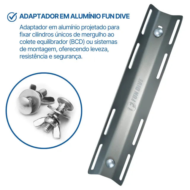 KIT BACK PLATE ADP ASA ALU, Conjunto Alumínio - Imagem 10