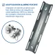 KIT BACK PLATE ADP ASA ALU, Conjunto Alumínio - Miniatura 10