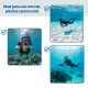 Kit Máscara Fun Dive Onix com Snorkel SK-07, Válvula e Quebra-Onda - Miniatura 4