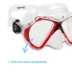 MX-02, Máscara em silicone 2 lentes vidros temperados - Miniatura 36