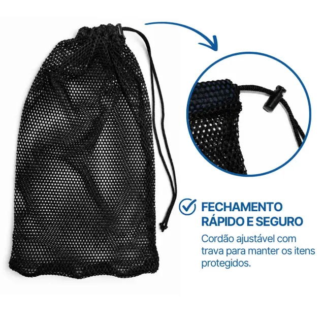 SACO TRANSPORTE, Saquinho 55x28 de malha furada - Imagem 3