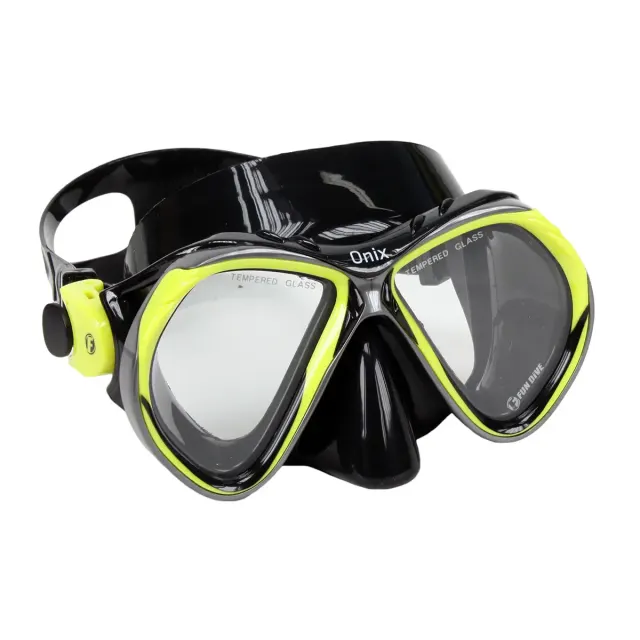 Kit Máscara Onix + Snorkel SK-09 Fun Dive em Silicone para Mergulho, Snorkeling e Pesca Submarina - Imagem 2