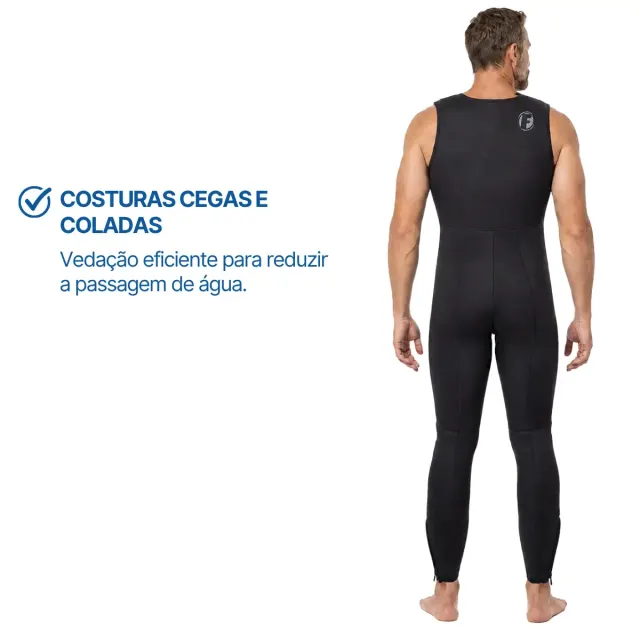 Roupa de Mergulho Fun Dive DUO 9mm · Macacão Jardineira Comercial e Garimpo - Imagem 7