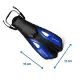 Nadadeira Pé de Pato Acquafin Fun Dive — Pala Curta para Natação e Bodyboard - Miniatura 5
