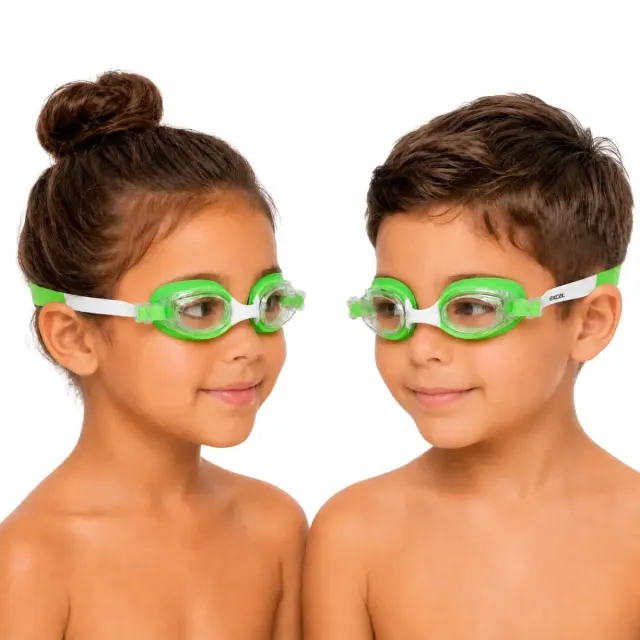 Óculos de Natação Infantil Excel Coral em Silicone com Lente de Policarbonato - Imagem 16