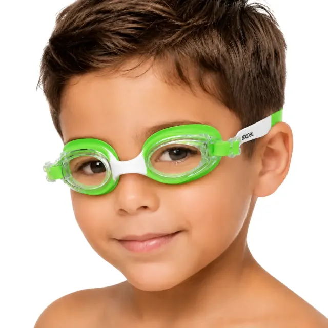 Óculos de Natação Infantil Excel Coral em Silicone com Lente de Policarbonato - Imagem 17
