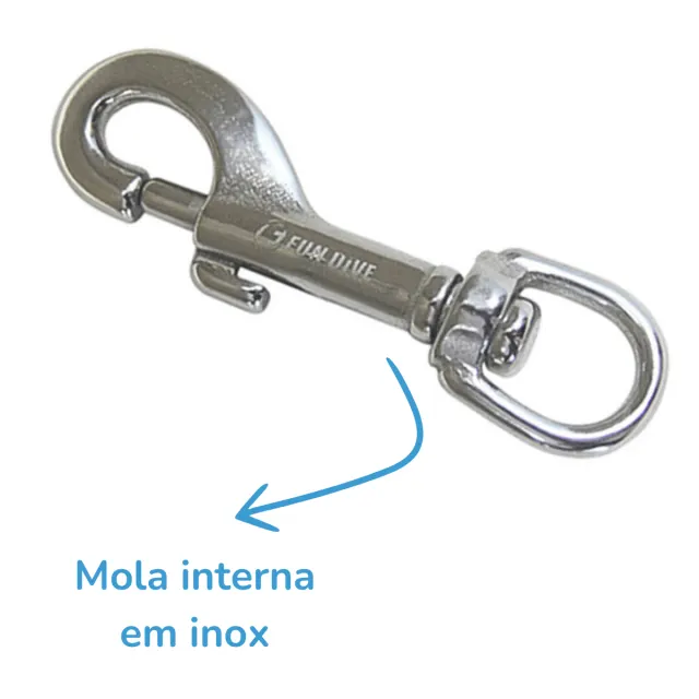 SS-88, Mosquetão em Inox de 88 mm - Imagem 3