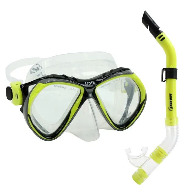 Kit Máscara Onix + Snorkel SK-09 Fun Dive em Silicone para Mergulho, Snorkeling e Pesca Submarina - Imagem 19
