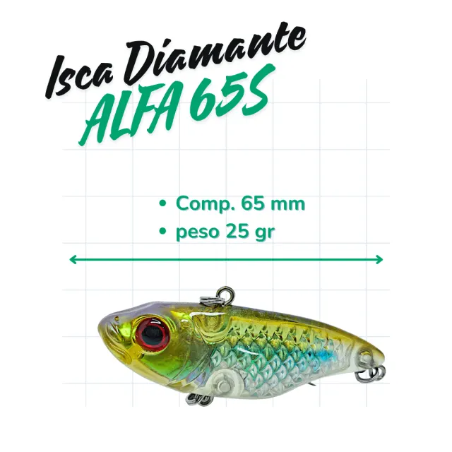 ALFA 65S, Isca de Sinking Profundade 25gr - Imagem 12