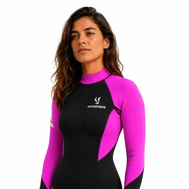 Maiô Neoprene Feminino Winder ELA 1.5mm Manga Longa Super Stretch 4 Way - Imagem 10