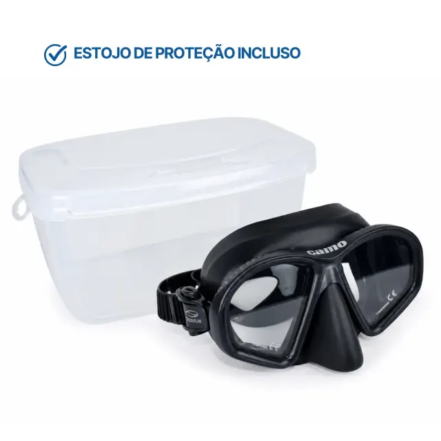 Máscara de Mergulho Camo Seasub Baixo Volume Pesca Sub e Apneia - Imagem 5
