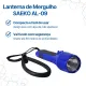 Lanterna de Mergulho SAEKO AL-09 6W — Luz Auxiliar e Reserva até 60m - Miniatura 2