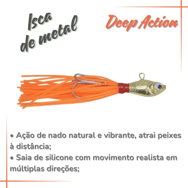 DEEP ACTION, Isca Artificial 18g - Imagem 3