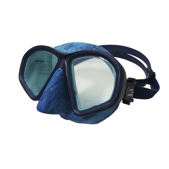 Kit CAMO Camuflado Seasub para Pesca Sub e Apneia — Máscara + Snorkel Flexível - Imagem 4