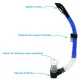 Kit Máscara e Snorkel Fox SK-07 Fun Dive com Vidro Temperado e Dupla Válvula - Miniatura 5